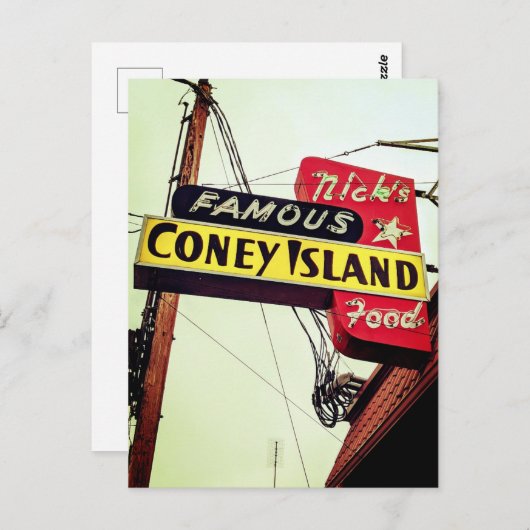 Northwest Neon : le Nick's. Carte postale (Devant / Derrière)