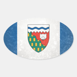 Northwest Territories Ovale Sticker