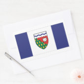 Northwest Territories Vlaggen Grafisch Rechthoekige Sticker (Envelop)