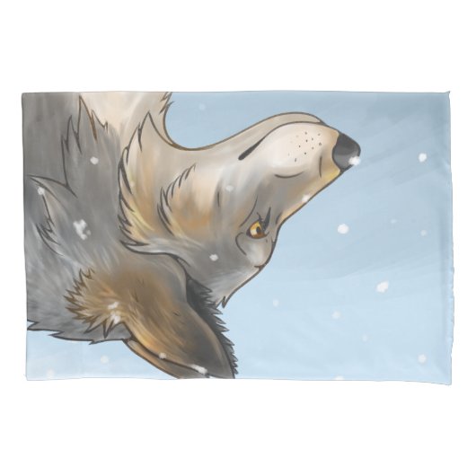 Northwestern Wolf Kussensloop (Voorkant)