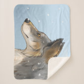 Northwestern Wolf Sherpa Deken (Voorkant)