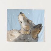 Northwestern Wolf Wandkleed (Voorkant (horizontaal))