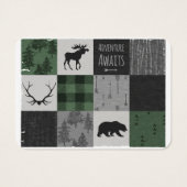 Northwoods Adventure Patchwork - gris et vert (Dos)