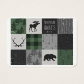 Northwoods Adventure Patchwork - gris et vert (Devant)