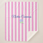Norton Commons sherpa couverture rose bande (Devant)