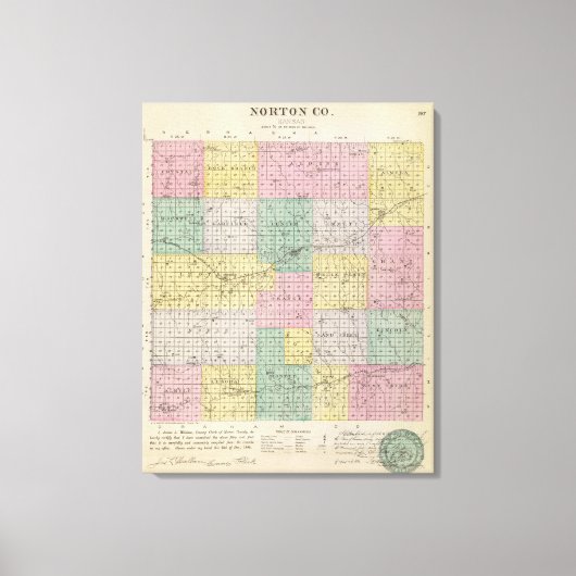 Norton County Canvas Afdruk (Voorkant)