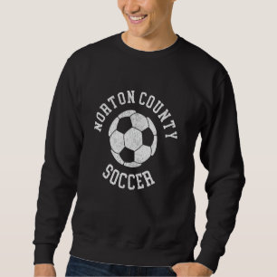 Norton County Voetbal Retro Versleten Jaren 90 Oud Trui