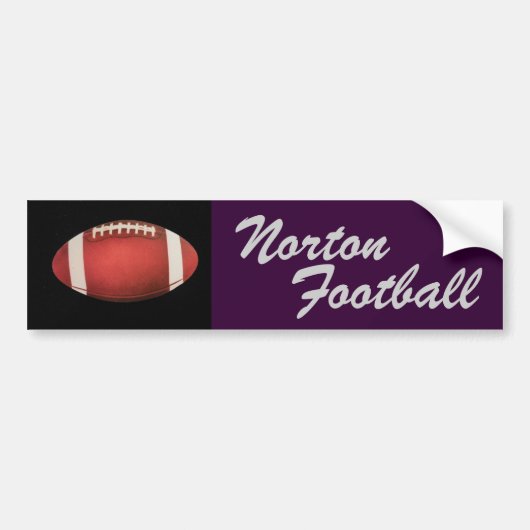 Norton Football Bumpersticker (Voorkant)