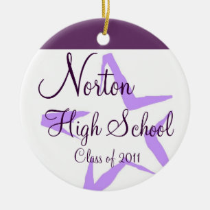 Norton High School Star Keepomwille Keramisch Ornament