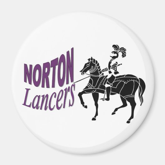 Norton Lancers Magnet Magneet (Voorkant)