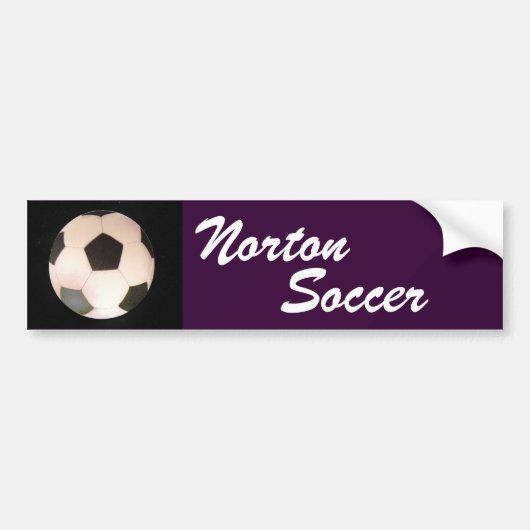 Norton Soccer Bumpersticker (Voorkant)