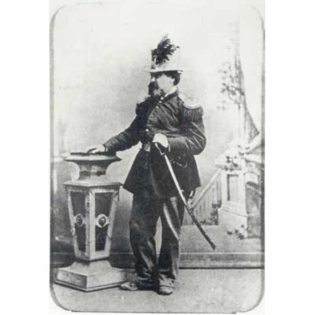 Norton the First, keizer van God's Grace Staand Fotobeeldje (Voorkant)