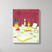 Noruz Haft Sin Tafelcanvas Print (Voorkant)