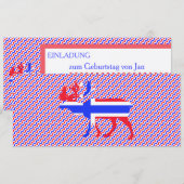 Norvège Allemagne Invitation (Devant / Derrière)