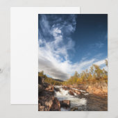 Norvège Carte photo paysager (Devant / Derrière)