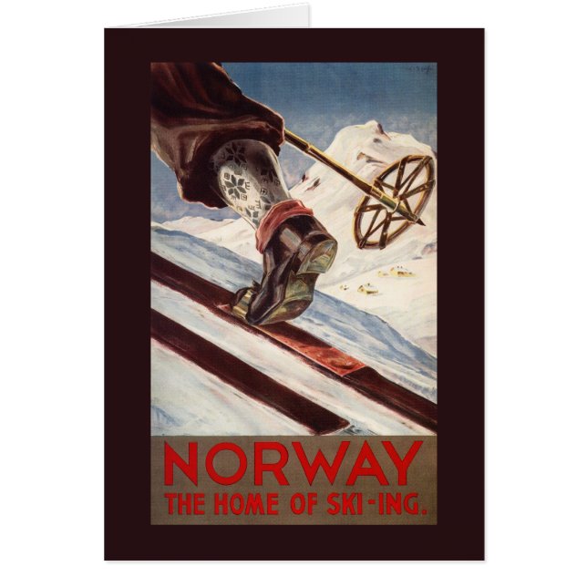 Norvège - La maison du ski (Devant)