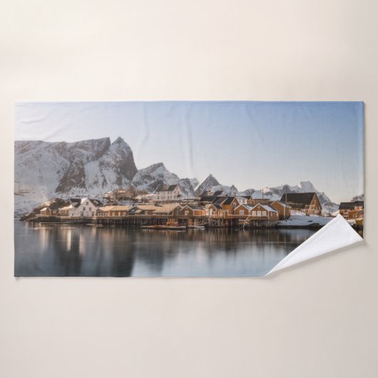 Norvège Lofoten (Serviette de bain)