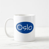 Norvège Oslo Unique Font Mug (Gauche)