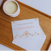 Norvège Romaling Folk Art Wedding Invitations