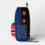 Norvège, sac à dos bleu, drapeau norvégien / patri (Droite)
