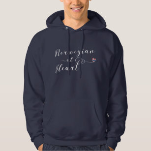 Norvégien Au Sweat - shirt à capuche Du Coeur, Nor