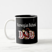 Norvégien Buhund Dad Mug (Gauche)
