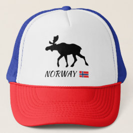 Norway Elk and Flag Trucker Pet