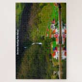 Norway Fjord waterfall Scandinavia. Jigsaw Puzzle (Vertical)