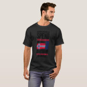Norway Norwegian Norway Flag Quote T-shirt (Voorkant volledig)