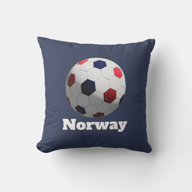 Norway soccer kussen (Voorkant)