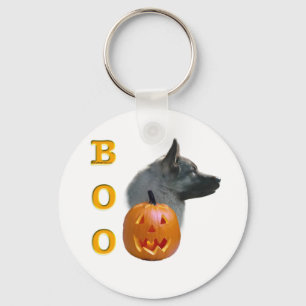 Norwegian Elkhound Halloween Boo Sleutelhanger