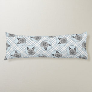 Norwegian Elkhound Schilderij Schattigee originele Lichaamskussen