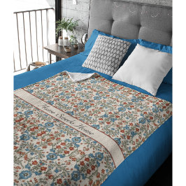 Norwegian Garden, op maat Fleece Deken