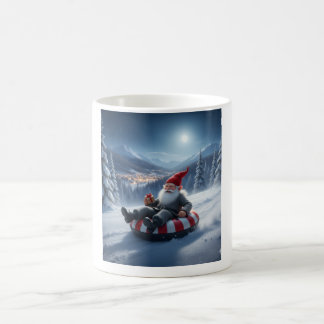 Norwegian Nisse Sledding, Coffee Mug Koffiemok