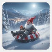 Norwegian Nisse Sledding, Stickers (Voorkant)