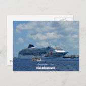 Norwegian Sun, Cozumel, Mexico Briefkaart (Voorkant / Achterkant)