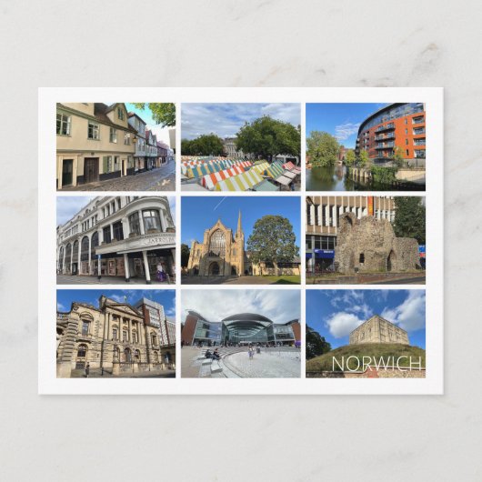 Norwich Briefkaart (Voorkant)