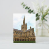 Norwich Cathedral Norfolk. Briefkaart (Staand voorkant)