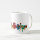 Norwich England Skyline Koffiemok (Voorkant rechts)