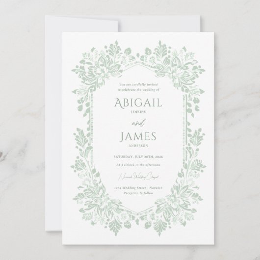 Norwich Faire-part de mariage (Devant)