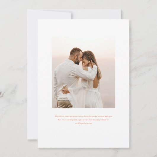 Norwich Faire-part de mariage (Dos)