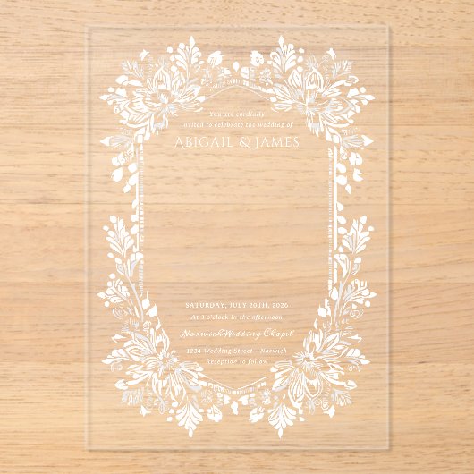 Norwich Faire-part de mariage (Recto)