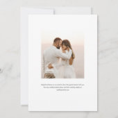 Norwich Faire-part de mariage (Dos)