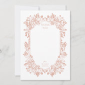 Norwich Mariage Flat Merci Carte Note (Devant)