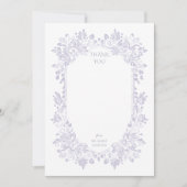 Norwich Mariage Flat Merci Carte Note (Devant)