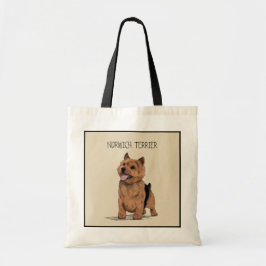 Norwich Terrier Canvas tas
