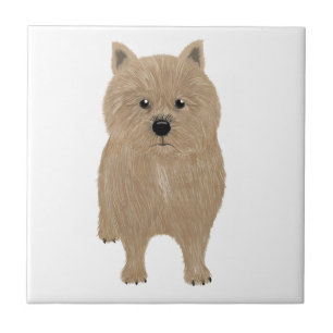 Norwich Terrier Ceramic Tegel Tegeltje