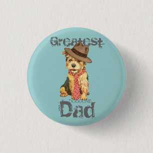 Norwich Terrier Dad Ronde Button 3,2 Cm