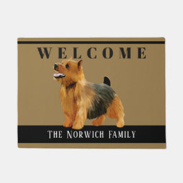 Norwich Terrier Doormat Deurmat