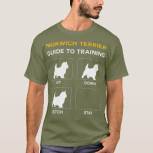 Norwich Terrier Guide to training Dog Obedience T-shirt